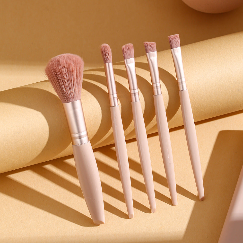 Homebabad 5-Piece Travel Makeup Brush Set with Mirror Case - product image 2