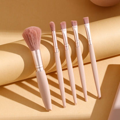 Homebabad 5-Piece Travel Makeup Brush Set with Mirror Case - product image 2