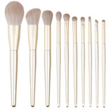 Homebabad 10-Piece Soft-Bristle Eyeshadow Makeup Brush Set - product image 1
