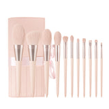 Homebabad 11-Piece Pink Makeup Brush Set for Face and Eyes - product image 1